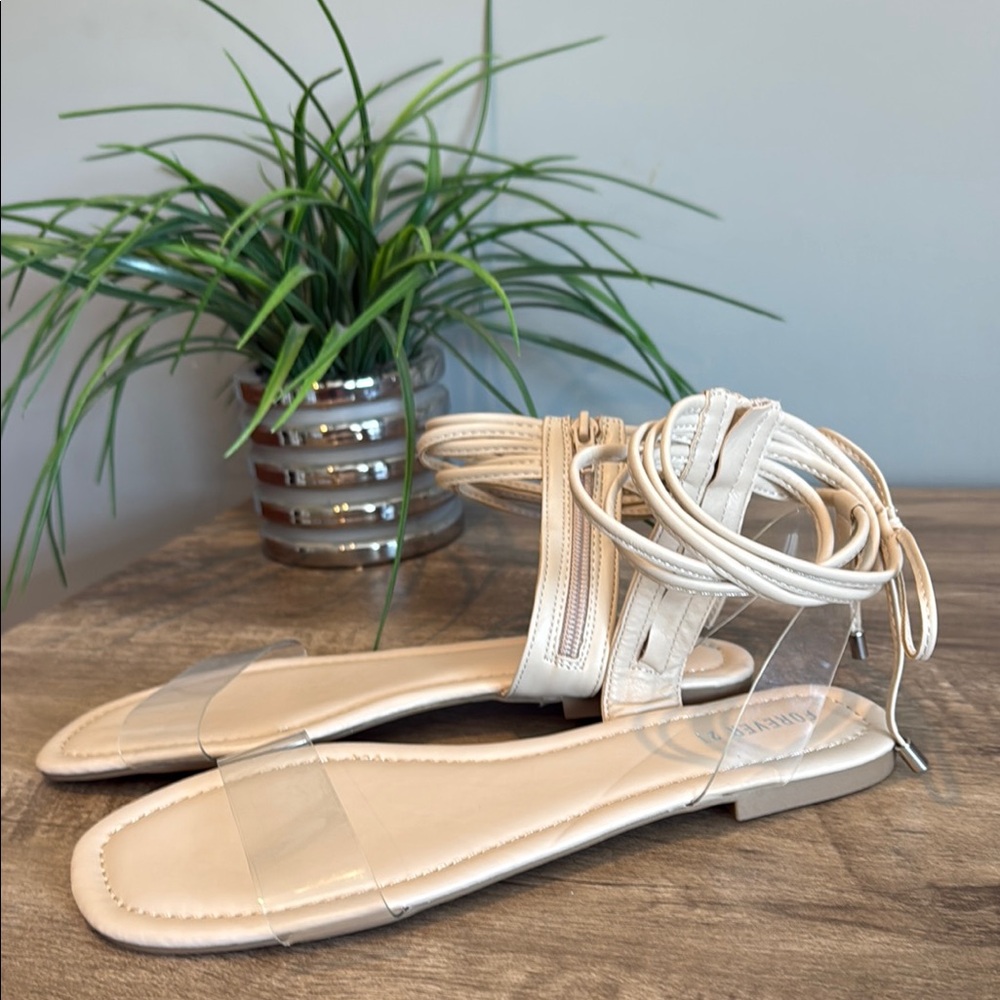 Elegant Cream Women's Sandals